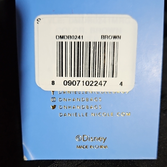 Danielle Nicole Disney Bambi Crossbody Bag with Whimsical Butterfly - Picture 2 of 9